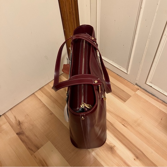 McKlein Burgundy Bag NWT - Picture 6 of 11